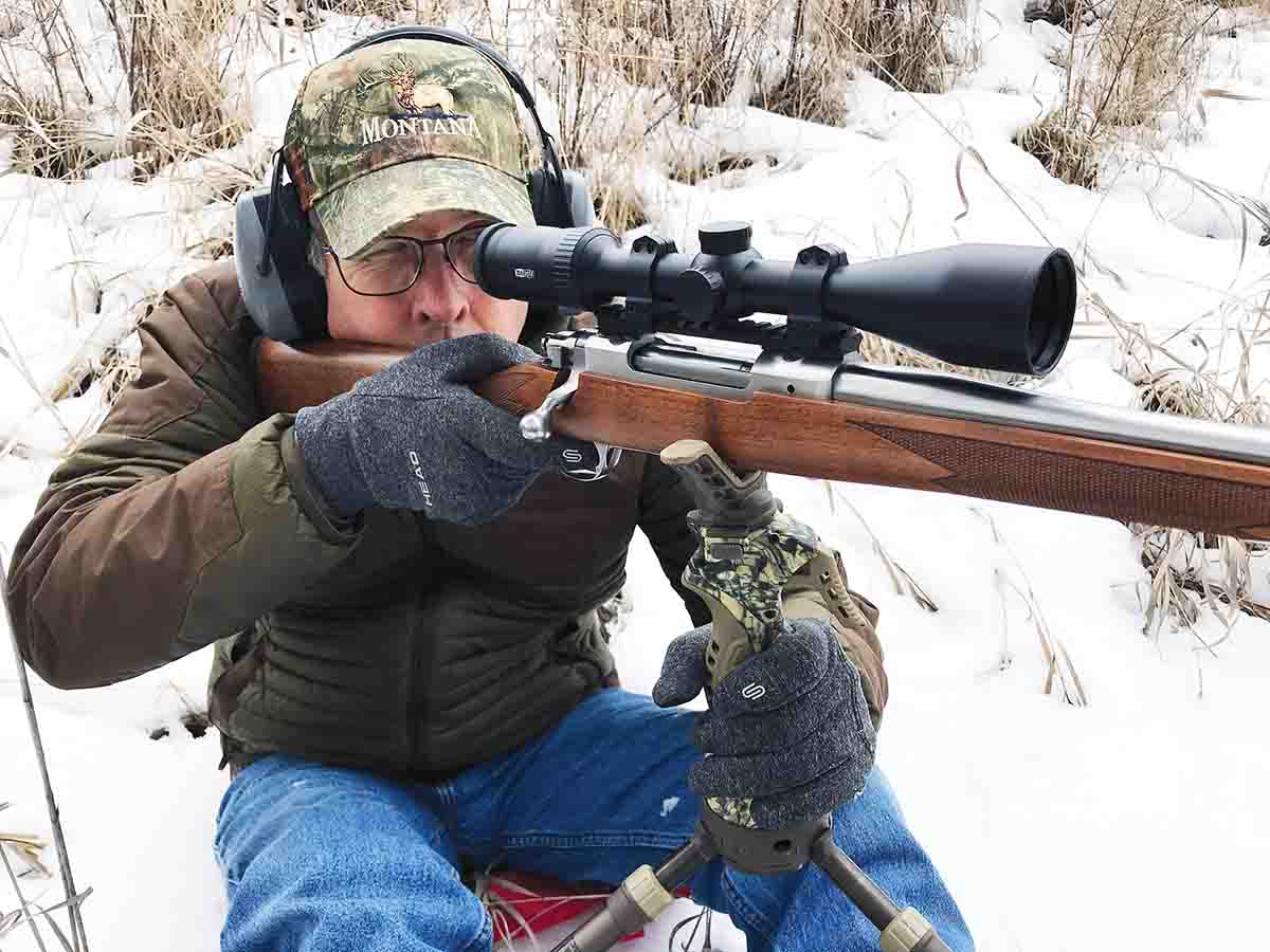 The new Hawkeye Hunter rifle provided good accuracy throughout testing.